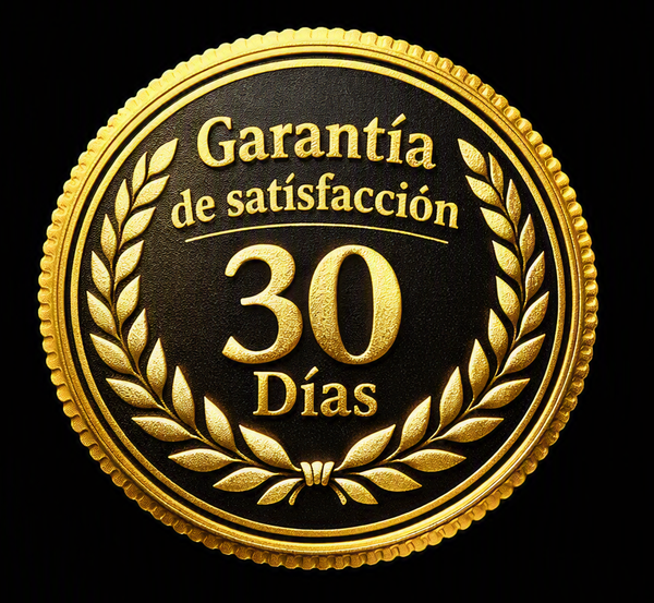 Garantía de satisfacción 30 Días